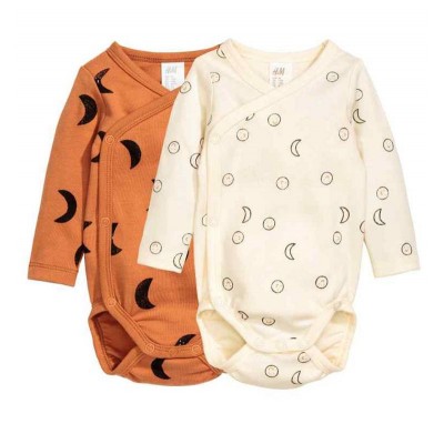 Wholesale China Import Plain Lovely Baby Organic Cotton Romper Clothing