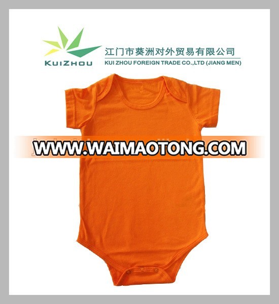 100% Cotton Orange Romper 0-3Months infant clothes